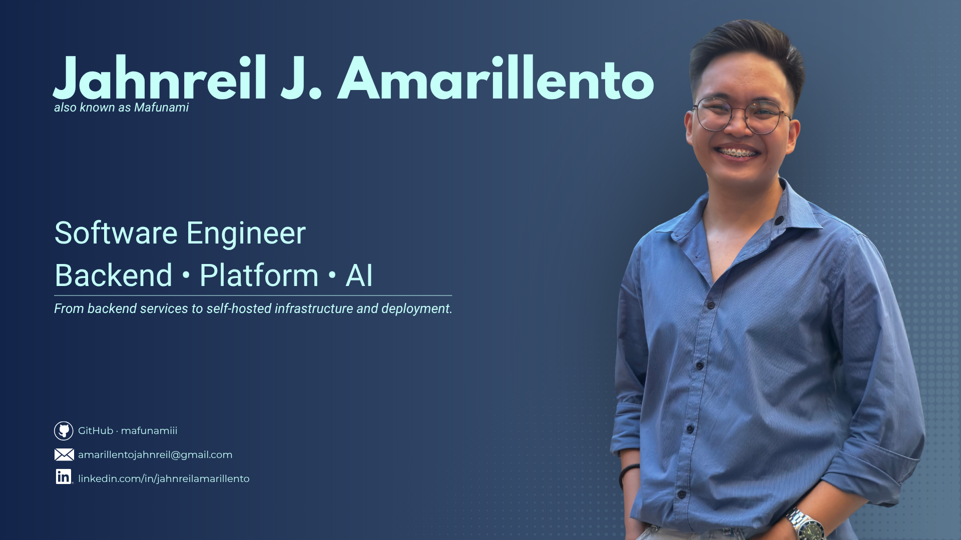 Portfolio cover page